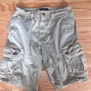 American Eagle khaki cargo shorts